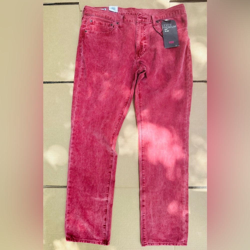 Levi’s Premium 511 Men’s Cords 36x32 Slim Fit - NWT